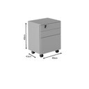 Ver imagem 2 de Gaveteiro p/ Escritório ME4148 c/ 3 Gavetas e 1 c/ Chave Branco - Tecno Mobili