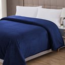 Ver imagem 2 de Cobertor Manta Casal Queen King Extra Macio Popcorn Marinho