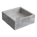 Ver imagem 1 de Cuba de Apoio Lavatório Quadrada 41x41cm Cimentícia - L.70.55