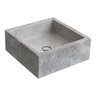 Cuba de Apoio Lavatório Quadrada 41x41cm Cimentícia - L.70.55 - 1