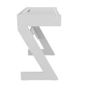 Ver imagem 7 de Conjunto Escrivaninha com Luz Neon - Quente com Aba 1 Gaveta 2 Prateleiras 73cm Branco