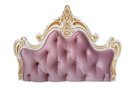 Ver imagem 1 de Cabeceira Entalhada Capitonê p/ Cama Box Solteiro Veludo Rosa - Jl
