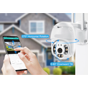 Ver imagem 3 de Camera De Segurança Wifi Ptz Noturna Com Sensor 1080p 2.0 Mp App Icsee