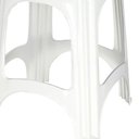 Ver imagem 3 de Banqueta Tramontina Niterói em Polipropileno Branco 45 cm 92411010