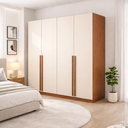 Ver imagem 1 de Guarda-roupa com 4 Portas Modular sem Maleiro Luna