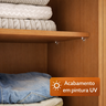 Guarda-roupa com 4 Portas Modular sem Maleiro Luna - 9