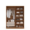 Ver imagem 4 de Guarda-roupa com 4 Portas Modular sem Maleiro Luna