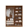 Guarda-roupa com 4 Portas Modular sem Maleiro Luna - 4