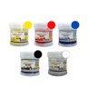 Kit 5 Cores Pigmentos Epóxi Essenciais em Pasta P/resinas - 1