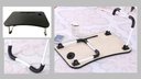 Ver imagem 6 de Mesinha Portátil P/ Notebook Dobrável de Cama com Porta Copo:preto