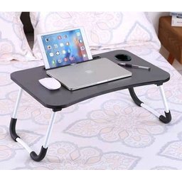 Mesinha Portátil P/ Notebook Dobrável de Cama com Porta Copo:preto - 9