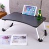 Mesinha Portátil P/ Notebook Dobrável de Cama com Porta Copo:preto - 5