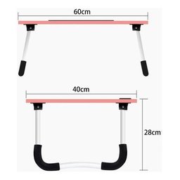 Mesinha Portátil P/ Notebook Dobrável de Cama com Porta Copo:preto - 2