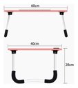 Ver imagem 2 de Mesinha Portátil P/ Notebook Dobrável de Cama com Porta Copo:preto