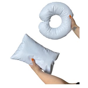 Kit Almofadas 2/5 Corino Branco - In9 Decor