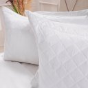 Ver imagem 3 de Kit Colcha Casal 200 Fios Lisa 220x240cm Branco