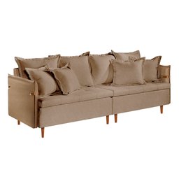 Sofá Fixo Atlas 3 Lugares Luxo 180cm Castellar Móbile - 2