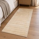 Ver imagem 1 de Passadeira Alto Padrão Luxo Sala Toque Macio Nairobi Liso:Camelo Bege/0,60x1,20m