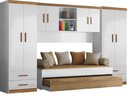 Ver imagem 1 de Quarto Conjugado Guarda- Roupa 4 Portas - Moveis Peternella