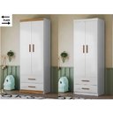 Ver imagem 4 de Quarto Conjugado Guarda- Roupa 4 Portas - Moveis Peternella