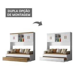 Quarto Conjugado Guarda- Roupa 4 Portas - Moveis Peternella - 2