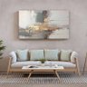 Quadro Decorativo Tela Canvas Abstrato Gold The Gray - 200x100 Cm - 1