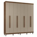 Ver imagem 3 de Guarda-Roupa Casal com Pés 8 Portas Batentes Venus Madesa