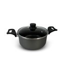 Ver imagem 2 de Conjunto Jogo De Panela Antiaderente 5 Peças Alumínio - Grafite