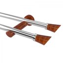 Ver imagem 1 de Kit Varão Duplo de Cortina 19mm 200cm Alemão Plus Belchior