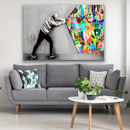 Quadro Cortina Grafite -- BR ARTES - 3