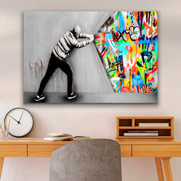 Quadro Cortina Grafite -- BR ARTES - 4