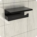 Ver imagem 5 de Porta Papel Higienico Com Suporte Para Celular Preto ELG