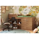 Ver imagem 3 de Cama Alta Multifuncional com Armário e Escrivaninha Monterey Cm096 Art In Móveis-nogal