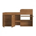 Ver imagem 4 de Cama Alta Multifuncional com Armário e Escrivaninha Monterey Cm096 Art In Móveis-nogal