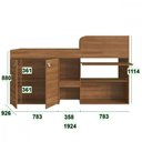 Ver imagem 5 de Cama Alta Multifuncional com Armário e Escrivaninha Monterey Cm096 Art In Móveis-nogal