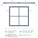 Ver imagem 3 de Kit Varão Duplo  de Cortina 400cm com Emenda Eco Compacto Belchior