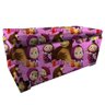 PUFF BAU SOLTEIRO infantil 70 CENTIMETROS - DESENHOS ESTAMPA MASHA E O URSO BEATRIZ DECOR - 2
