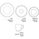 Ver imagem 3 de Aparelho de Jantar 16 Peças Cerâmica Pratos Raso Fundo Sobremesa Caneca Porto Brasil Ammi Arauco