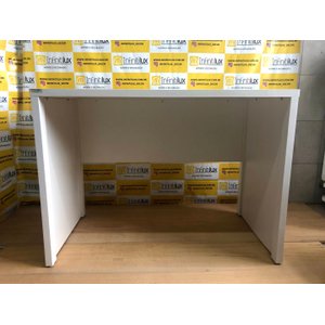 Mesa Para Escritório Home Office Em Mdf 15 Mm Branco Escritório Home Office Gamer Trabalho Recepção 