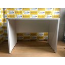 Ver imagem 1 de Mesa Para Escritório Home Office Em Mdf 15 Mm Branco Escritório Home Office Gamer Trabalho Recepção