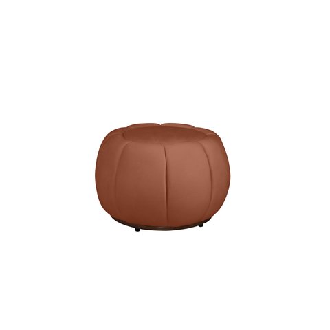 Puff Concha 60cm Veludo: Terracota