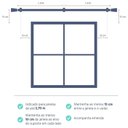 Ver imagem 3 de Kit Varão Duplo de Cortina 3m com Emenda Eco Europa Belchior
