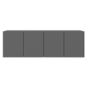 Ver imagem 4 de Armário de Cozinha Aéreo 4 Portas Multimóveis Mp2156 Grafite