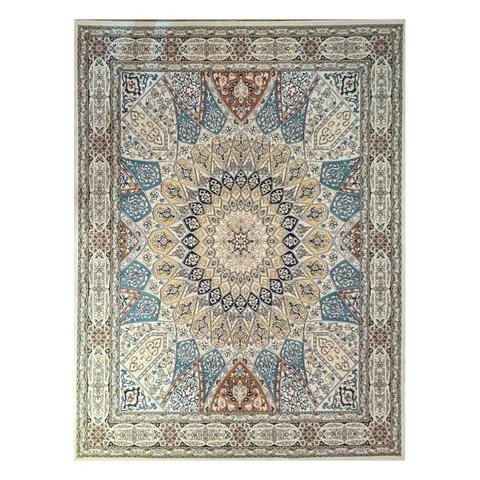 Tapete Sala 200x300 Cm Classico Oriental Cupula de Mesquista