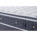 Ver imagem 3 de Cama Box + Colchão Castor Casal Super Luxo Light Stress One Face Pocket 138x188x54cm