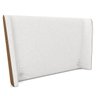 Cabeceira Cama Box Queen 160cm Nicea P02 Bouclê Off/caramelo - Mpozenato - 1