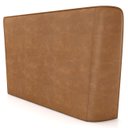 Ver imagem 7 de Cabeceira Cama Box Queen 160cm Nicea P02 Bouclê Off/caramelo - Mpozenato