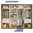 Ver mais imagens de Guarda Roupa Casal Firenze com 6 Espelhos 4 Portas Minastex Carvalho
