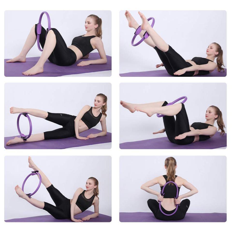 Arco Anel Flexivel Para Pilates Circulo Mágico Perna Yoga - 4