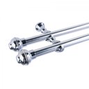Ver imagem 1 de Kit Varão  Duplo de Cortina 2m sem Emenda Eco Metal Belchior